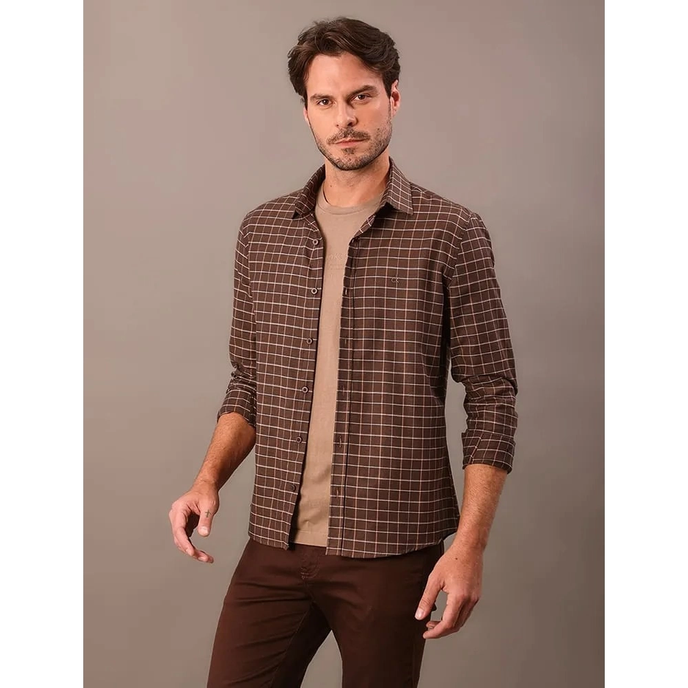 CAMISA ML SLIM CHECK